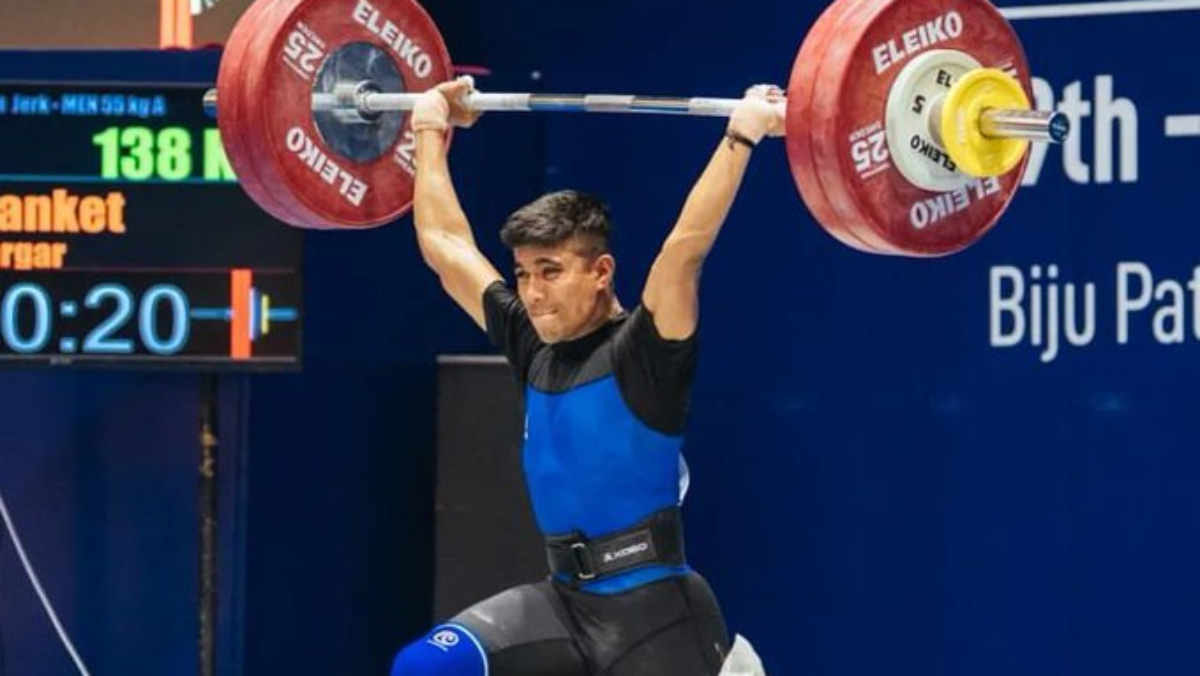 Sanket Sargar in action