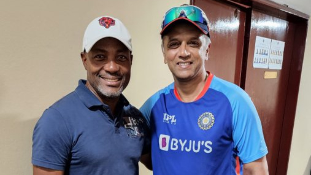 Brian Lara and Rahul Dravid