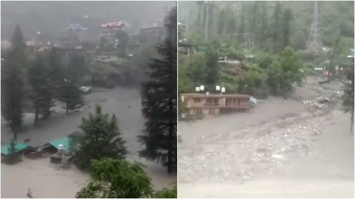 Cloudburst Landslide Hit Himachal Pradesh Shimla Woman Dead 4 Feared Washed Away India Tv 