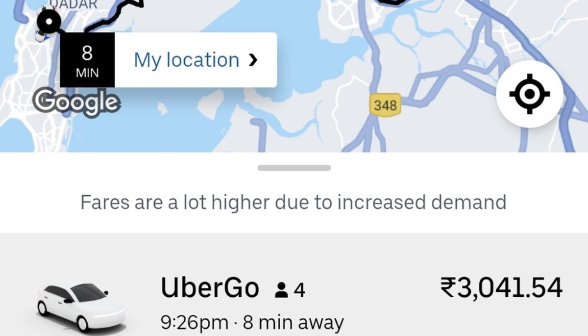 Uber displays Rs 3000 charge for ride within Mumbai, netizens say 'this