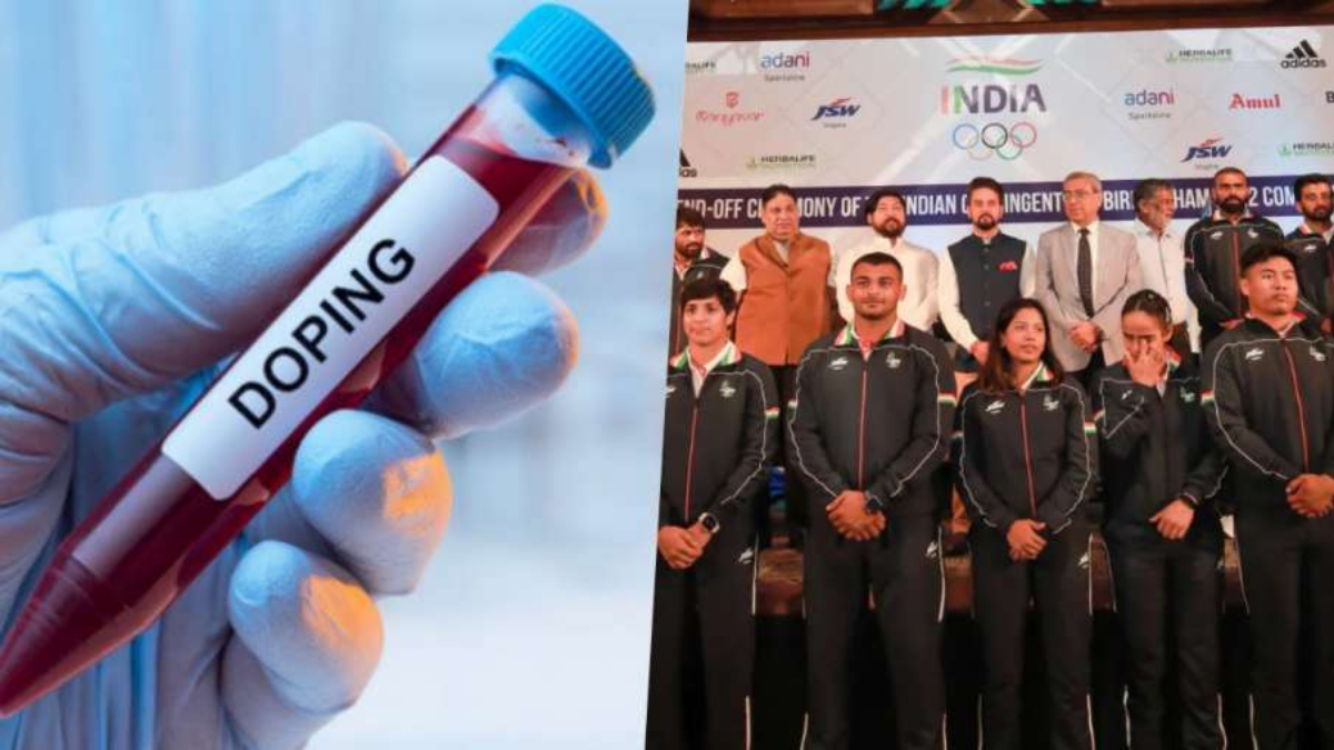 Indian athlete fails dope test.