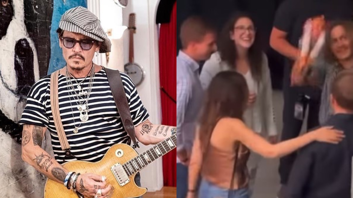 Johnny Depp reunites with lawyer Camille Vasquez at concert, fans love their 'friendship' | WATCH