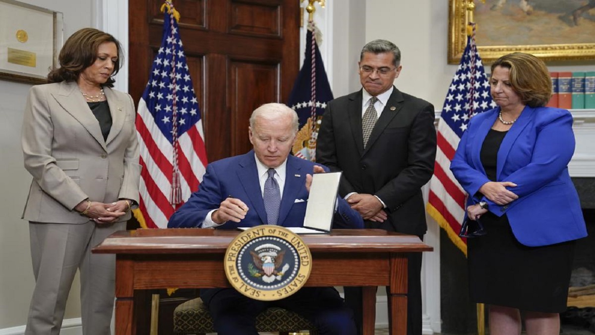 Joe Biden signs executive order on abortion rights challenging state laws