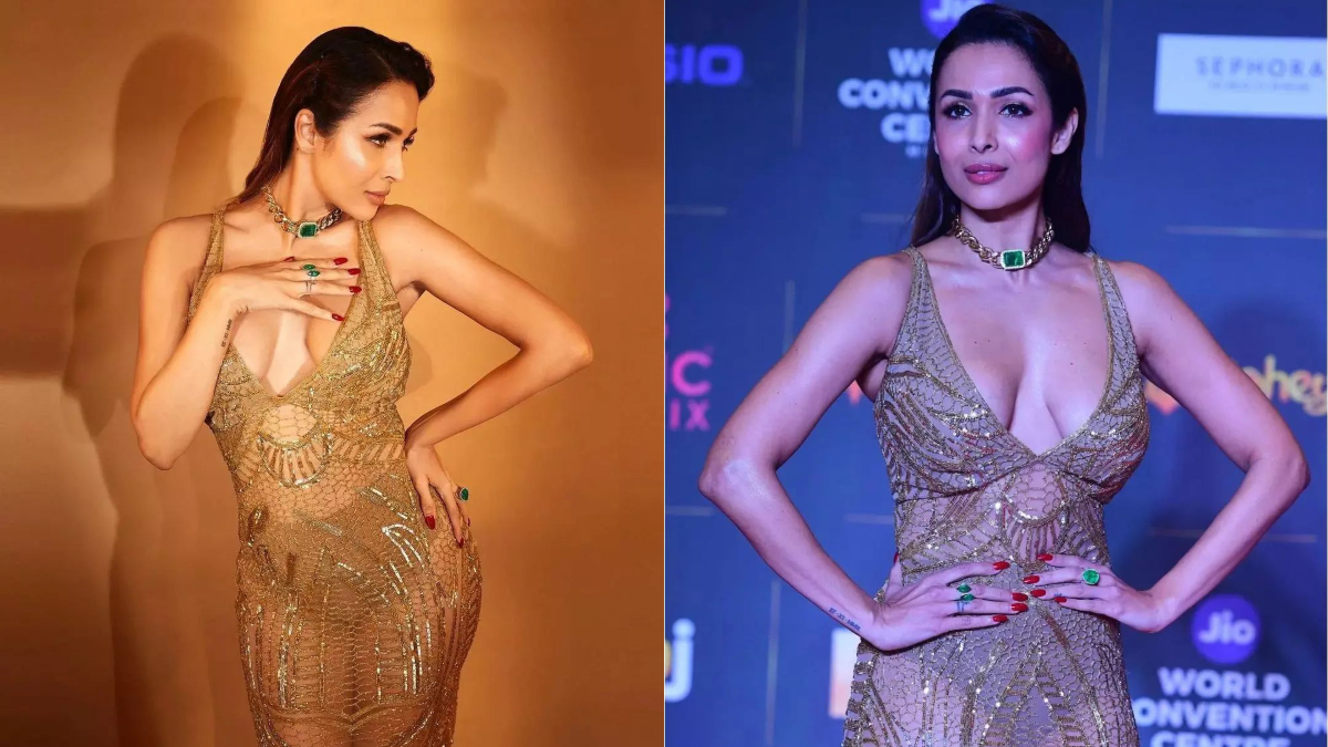 Malaika Arora trolled for 'trying to be Kim Kardashian' as she wears THIS under a see-through gown | Celebrities News – India TV