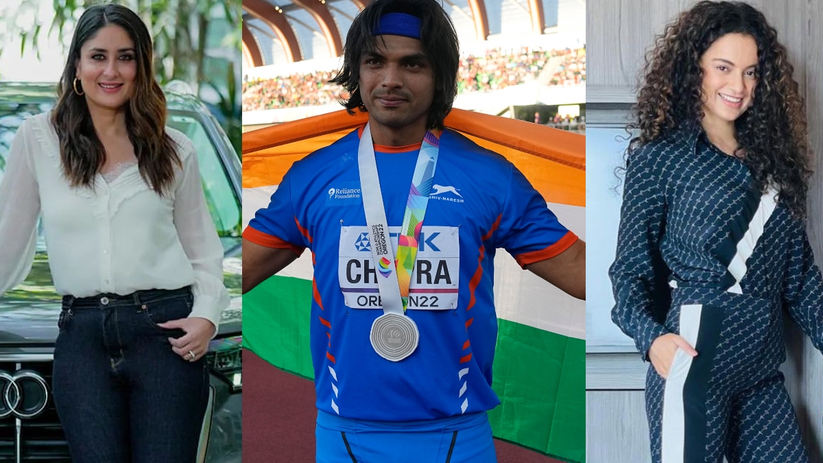 Neeraj Chopra wins silver at World Athletics C'ship: Kareena Kapoor, Kangana Ranaut & others pour wishes