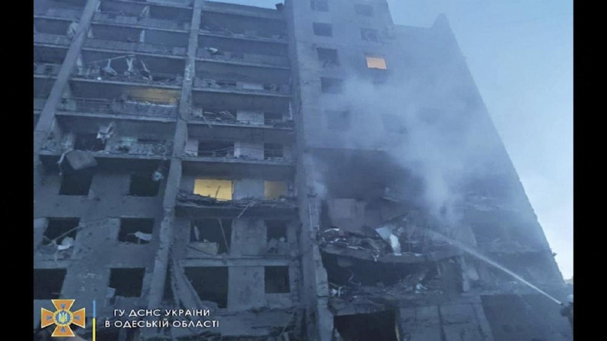 Russia-Ukraine war: 19 dead after Russian missile attack on Odesa building