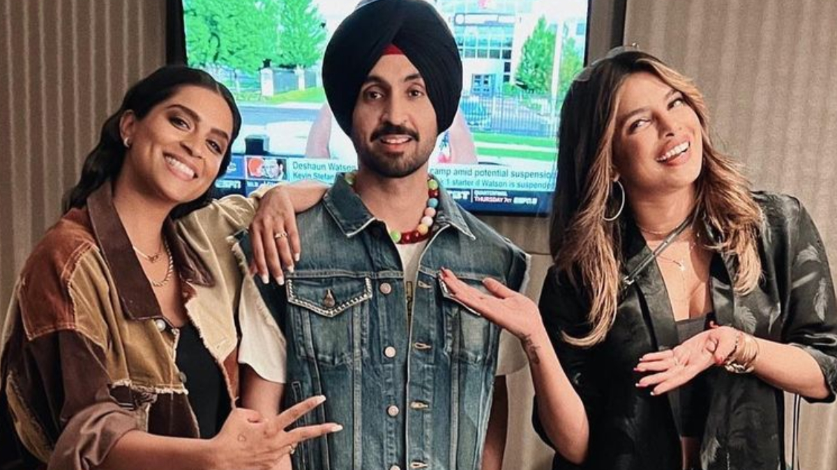 Priyanka Chopra, Diljit Dosanjh & Lilly Singh's hilarious 'bowing' competition is fun to watch