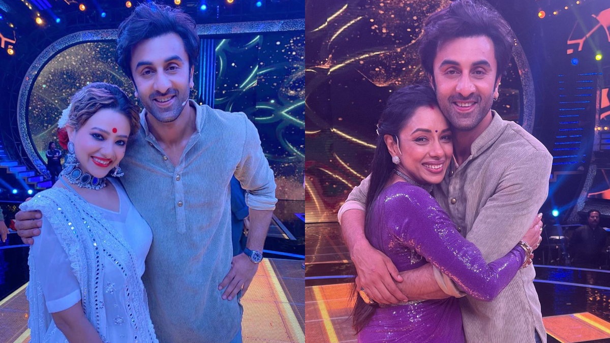 Anupamaa's Rupali Ganguly and Madalsa Sharma share pics with Ranbir Kapoor from set, see here