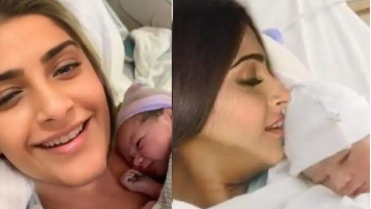 Sonam Kapoor's photo from hospital holding newborn baby goes viral. Is it  real? Know here | Celebrities News – India TV