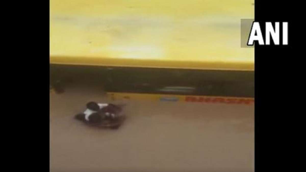 Telangana: School bus, carrying 30 kids, submerged in a flooded road | WATCH