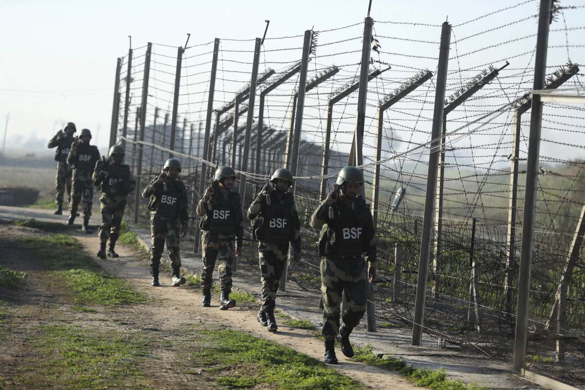 BSF opens fire on Pakistani drone along IB in J-K's Samba, second in a week