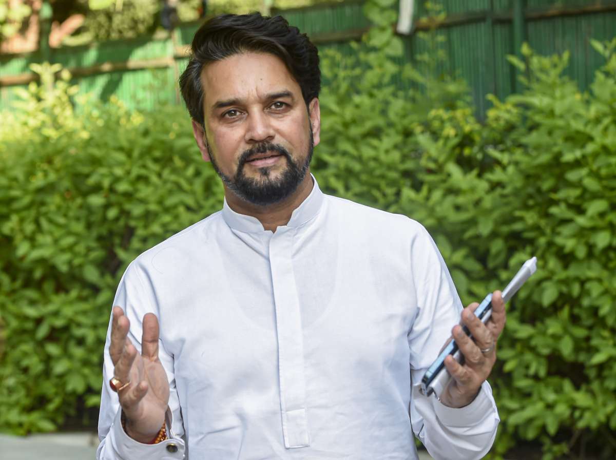 Kejriwal 'big liar', his ministers 'bigger liars', says Union minister Anurag Thakur