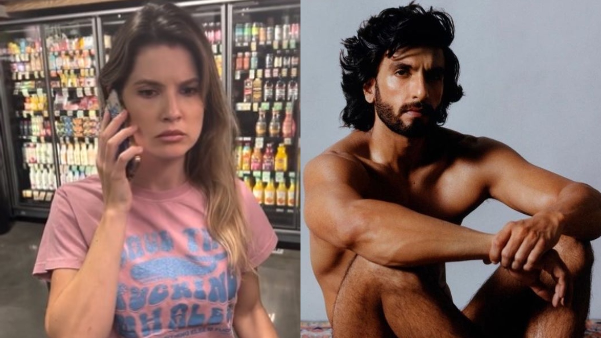Amanda Cerny Instagram - Justice for Ranveer Singh: YouTuber supports Bollywood actor by posing  naked publicly | Viral Video | Trending News â€“ India TV