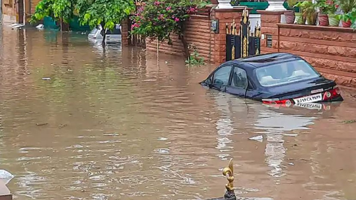 Rajasthan weather update: Two washed away in flood-like situation; IAF deployed to airlift locals