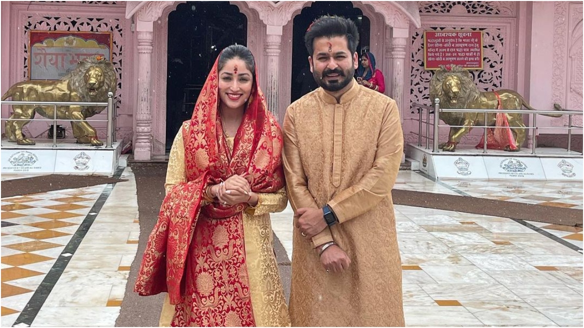 1200px x 675px - Yami Gautam and husband Aditya Dhar soak in divine spirit at Jwala Devi,  Naina Devi temples | PICS | Celebrities News â€“ India TV