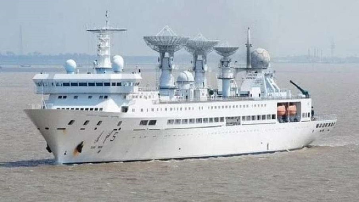 Chinese satellite-tracking ship, docked at Sri Lanka's Hambantota port, leaves after controversial visit