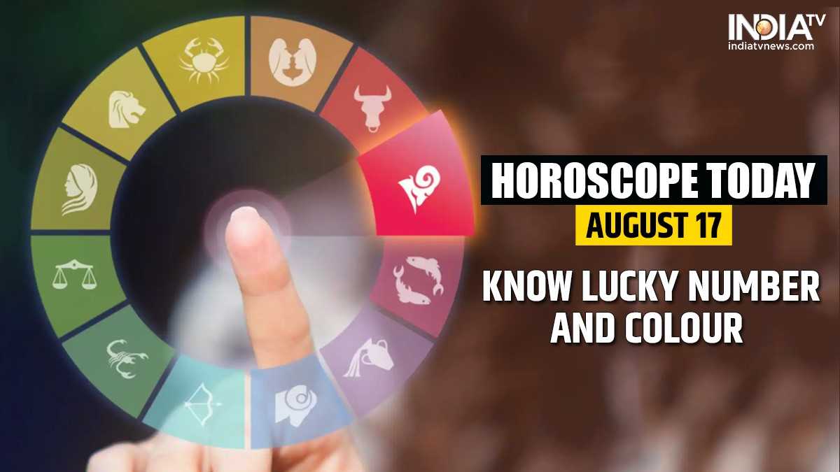 Horoscope Today, August 17 Know the lucky number and colour for all