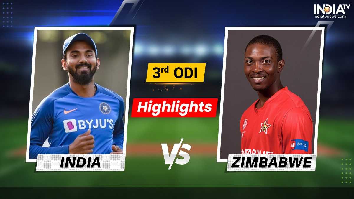 IND vs ZIM, 3rd ODI, Highlights India win by 13 runs, clinch series
