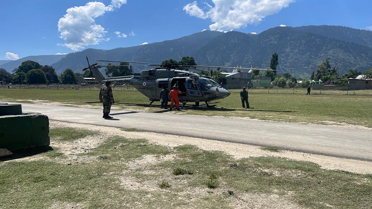 J&K: Army, Air Force rescue Hungarian trekker after 30-hour search | Video