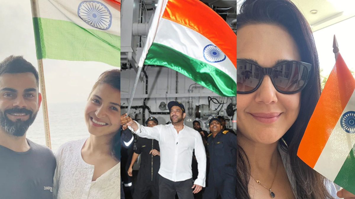 Independence Day 2022: Salman Khan hoists Tricolour; Anushka Sharma, Sara & others extend warm wishes