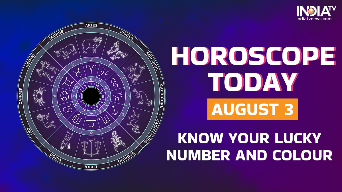 Horoscope Today August 3: Know lucky number and lucky colour for all