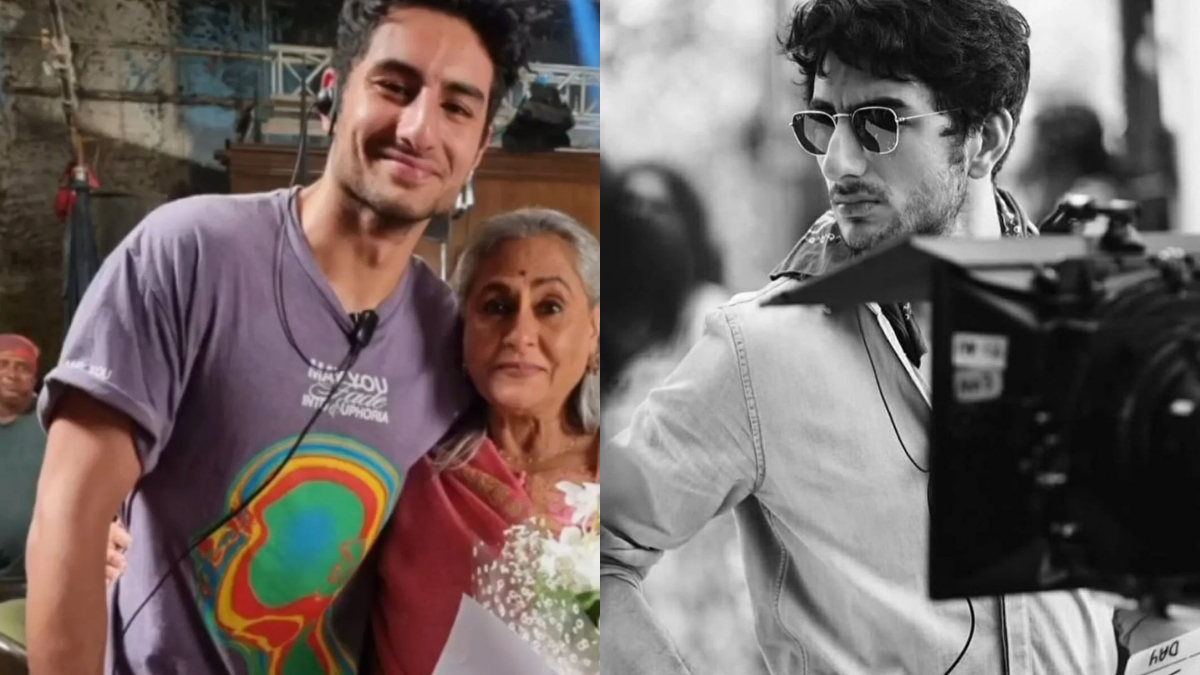 Saba Pataudi drops Ibrahim Ali Khan's pic with Jaya Bachchan from 'Rocky Aur Rani Ki Prem Kahani' set