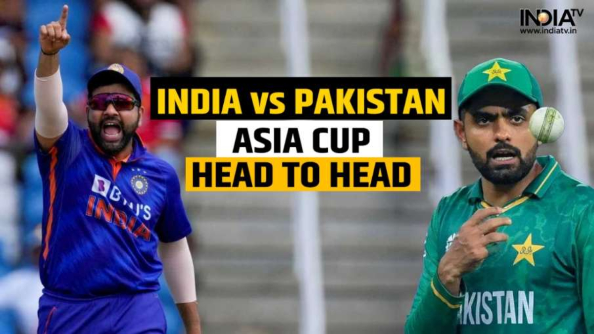India vs Pakistan Head to Head Numbers in Asia Cup can India stage