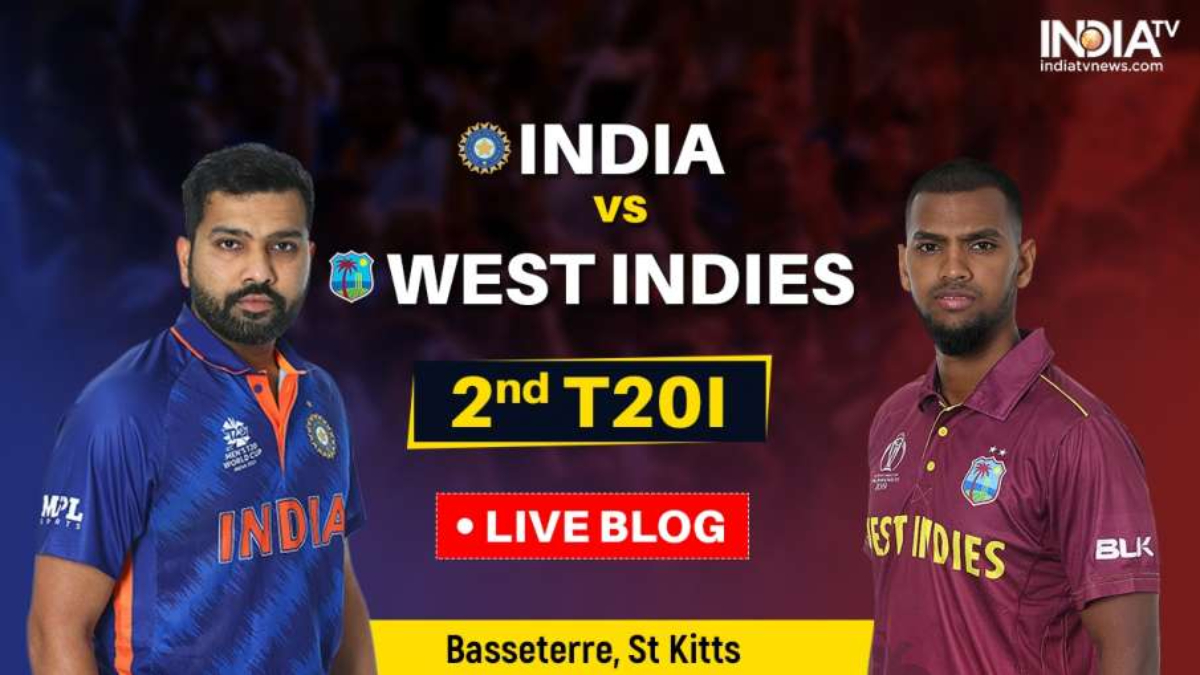 LIVE WI vs IND, 2nd T20I, Score, Latest Updates Match delayed, scheduled to start at 10 PM IST Cricket News