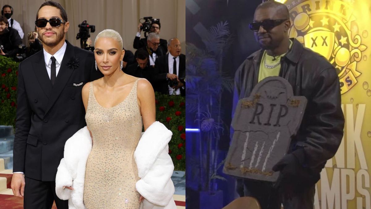 Kanye West celebrates ex Kim Kardashian's breakup with Pete Davidson in 'death' post; later deletes it