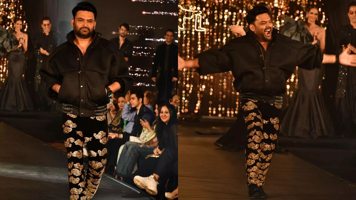 Comedian Kapil Sharma nails the runway walk while adding a quirky twist | Watch video