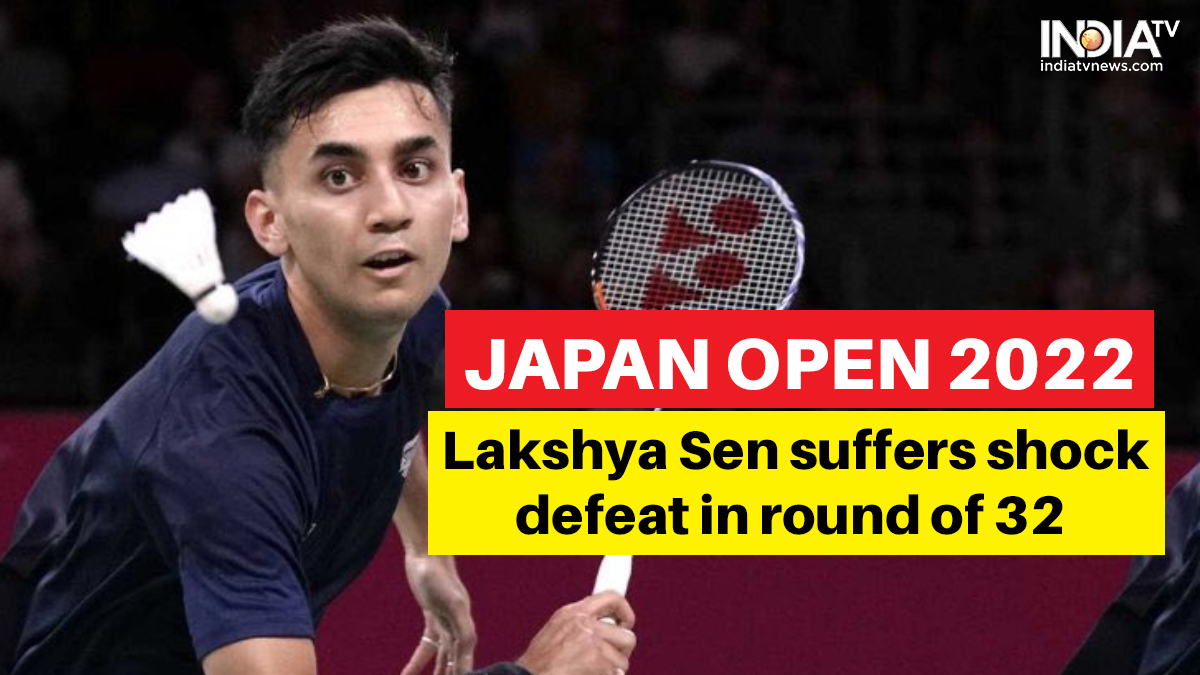 Japan Open 2022 Lakshya Sen bows out after losing in round of 32 Other News