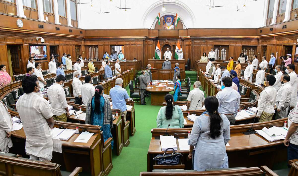 Delhi Assembly: BJP protest marks stormy start to special one-day session