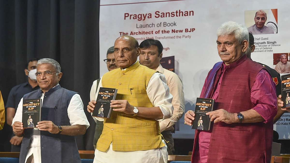 'After Gandhi it is Modi who has understood...': Rajnath Singh at book launch