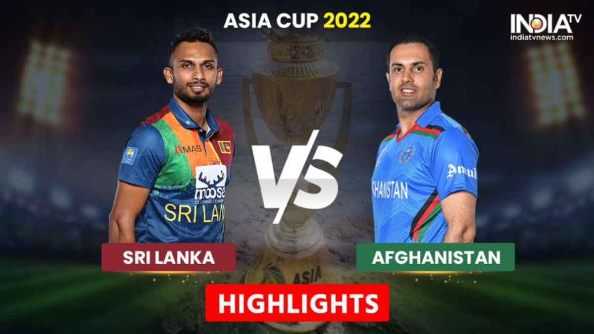 Asia Cup 2022, SL vs AFG, Highlights Afghanistan register an easy win