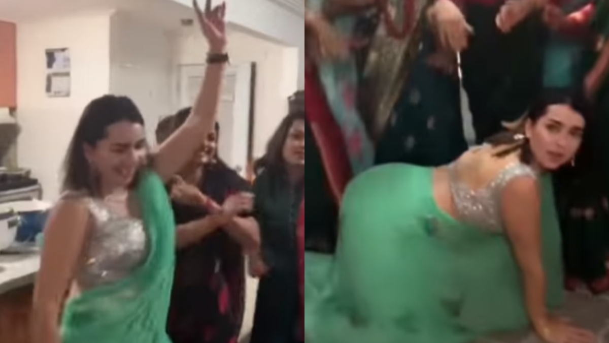 Viral Video Indian Woman Twerk On Katrina Kaifs Kala Chashma At Kitty Party Netizen Says
