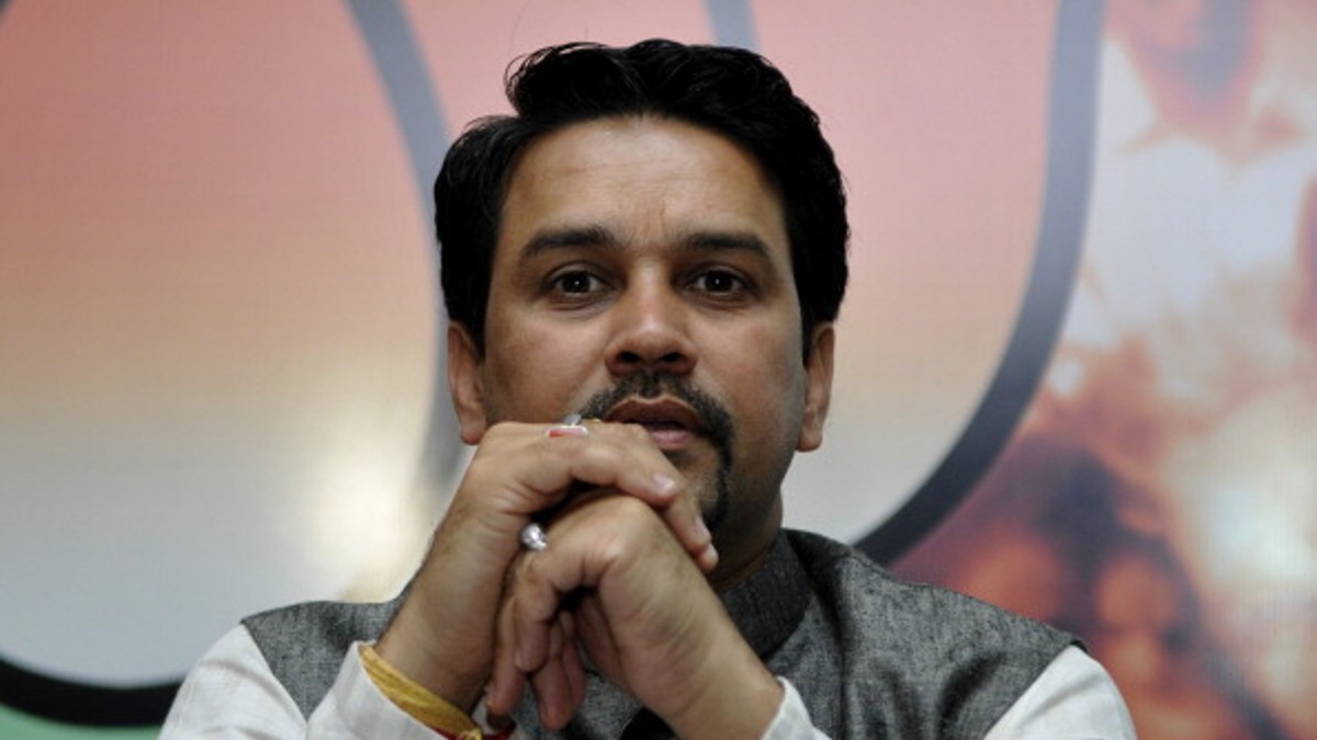 Union Sports Minister Anurag Thakur spends time on court in Mumbai, spotted playing Table Tennis and Badminton