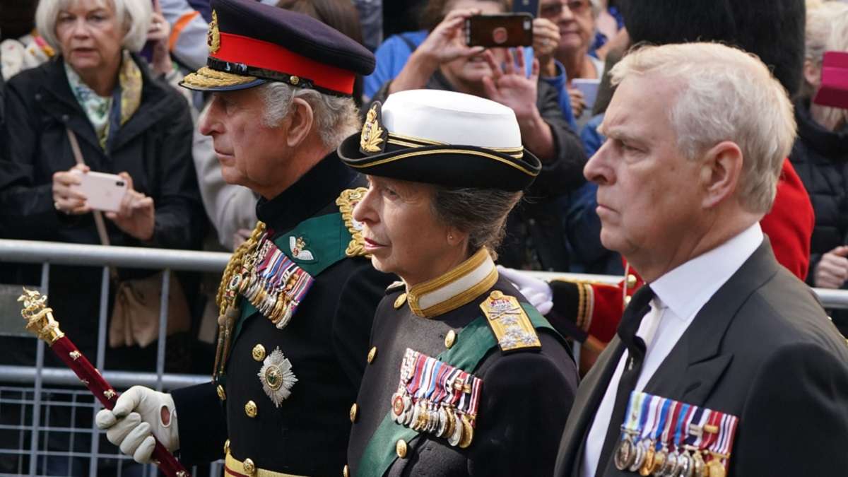 'You're a sick old man!': Queen Elizabeth II's son Prince Andrew heckled as he followed her coffin