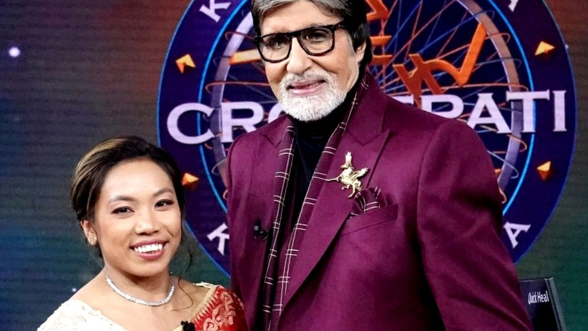 Kaun Banega Crorepati 14: Mirabai Chanu makes Amitabh Bachchan perform Manipuri folk dance