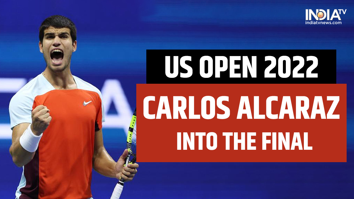 US Open 2022: Carlos Alcaraz storms past Frances Tiafoe, books final meet with Casper Ruud