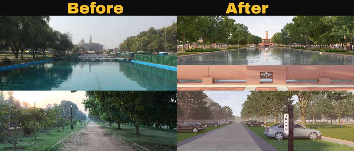 Rajpath's new name is Kartavya Path: Check out before and after photos of Delhi's Central Vista