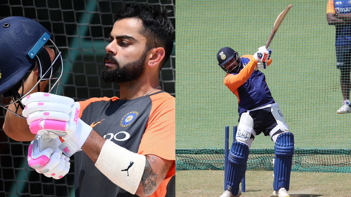 IND vs AUS 1st T20I: Virat Kohli, Rohit Sharma sweat in practice session as India gear up for Australia