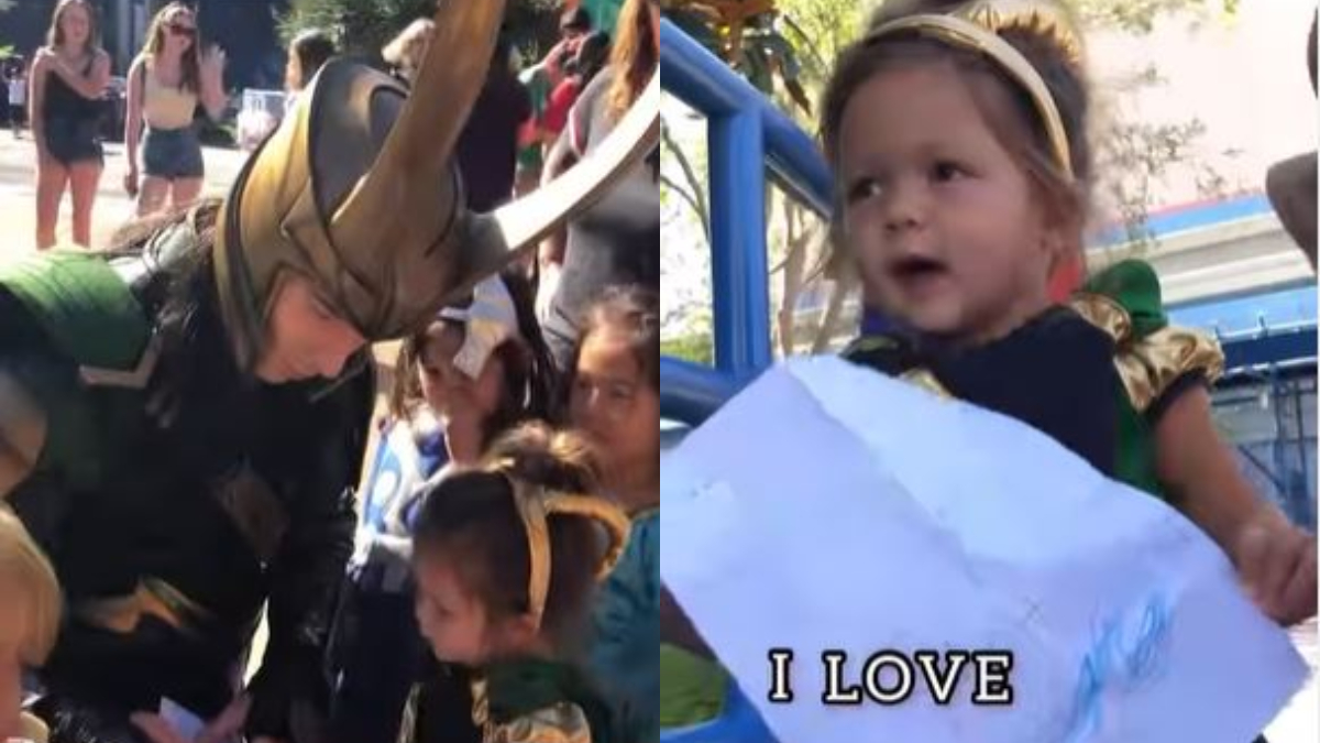 Girl writes heartfelt letter to her favourite Marvel character Loki and reads it to him in an adorable video