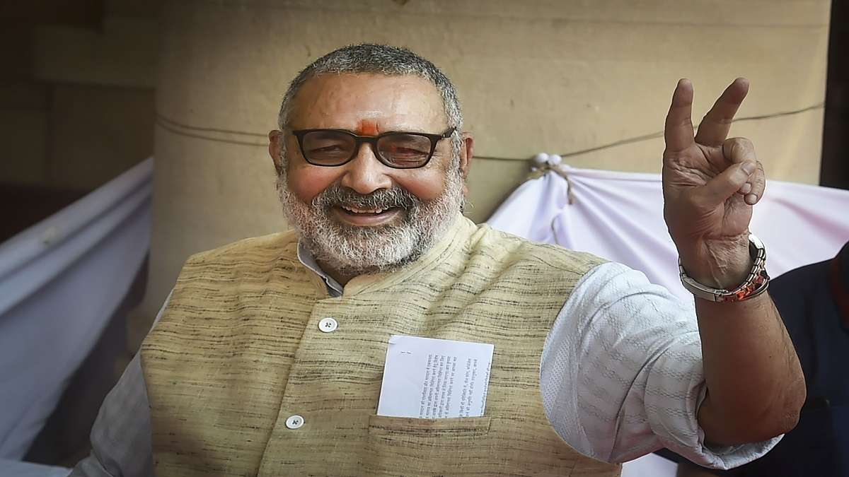 Giriraj Singh demands survey of madrasas, mosques in Bihar