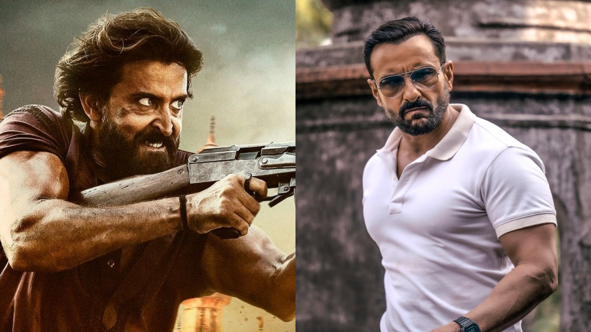 Vikram Vedha BTS Video: How Hrithik Roshan turned into the menacing villain opposite Saif Ali Khan