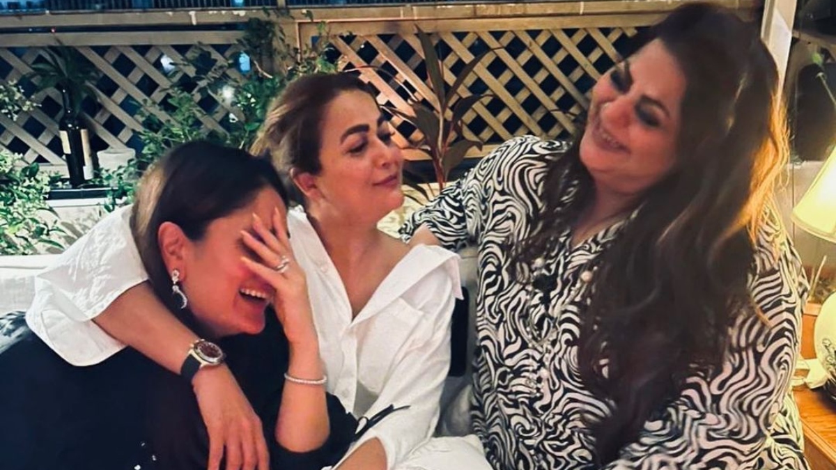 Kareena Kapoor Khan enjoys a 'warm giggle' with BFFs Amrita Arora and Mallika Bhat | Photo