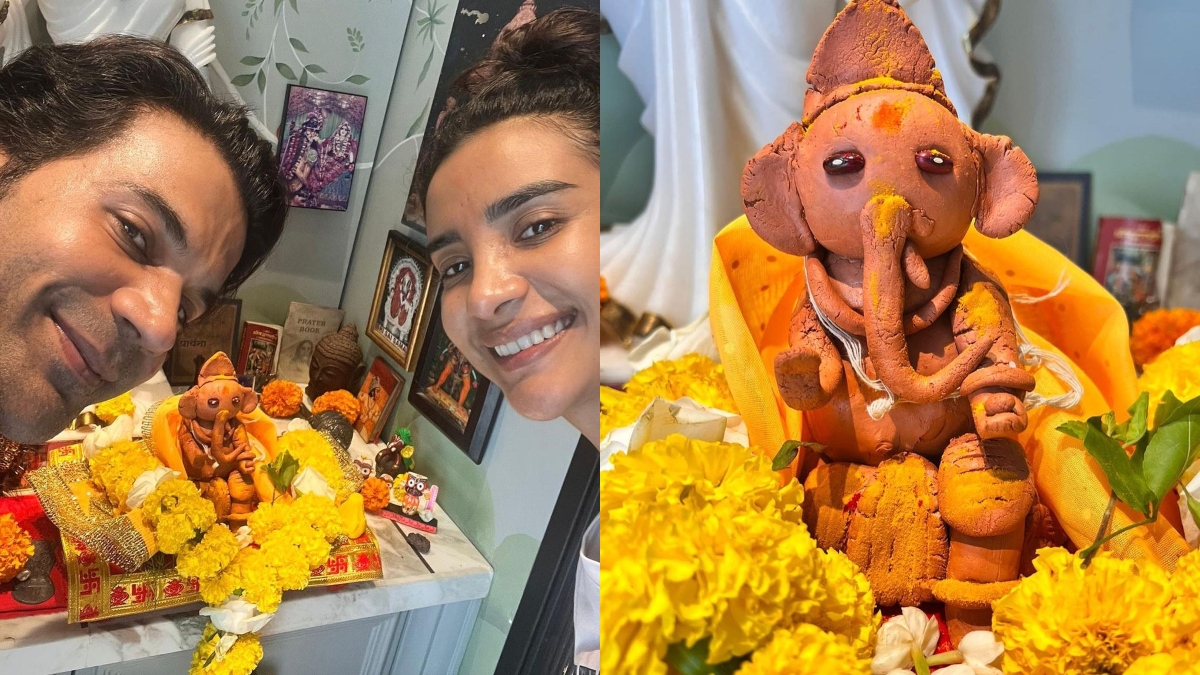 Rajkummar Rao & Patralekhaa make the sweetest organic Ganpati, actor shares adorable selfies