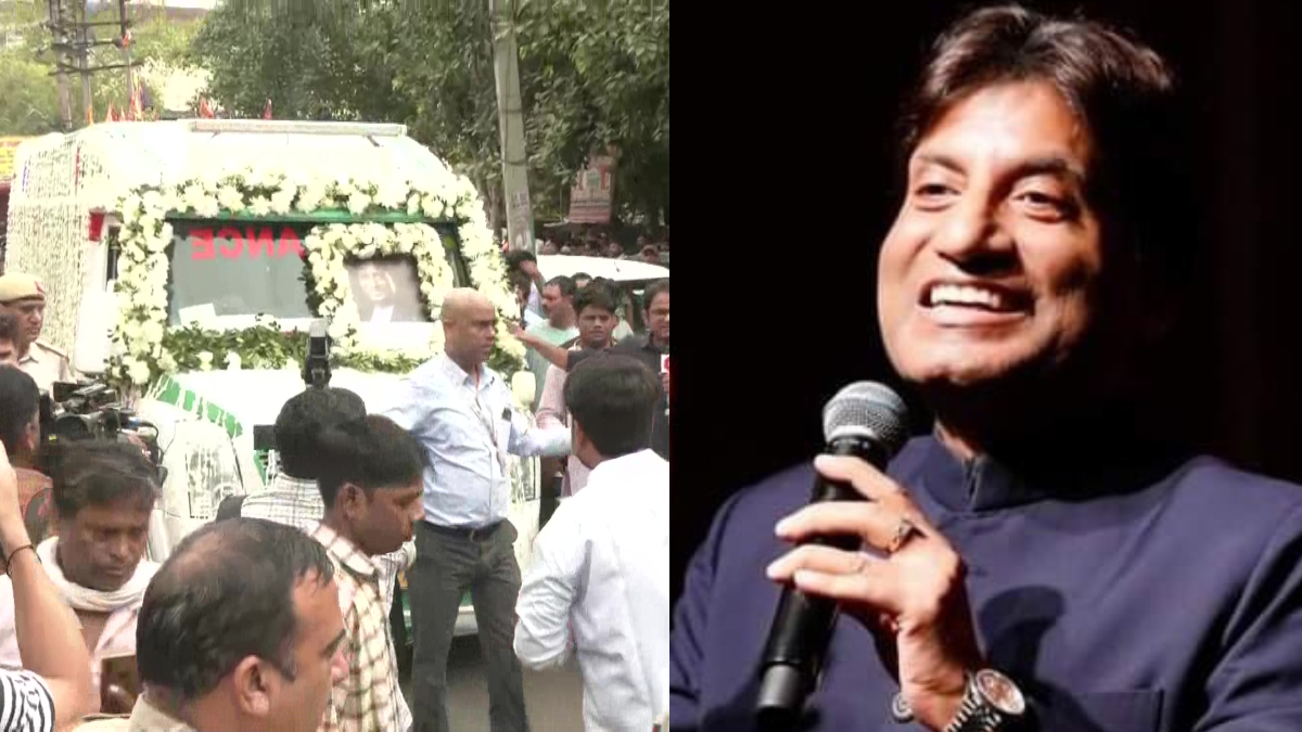 Raju Srivastava cremated in Delhi; Sunil Pal, Ahsaan Qureshi & others attend last rites | UPDATES