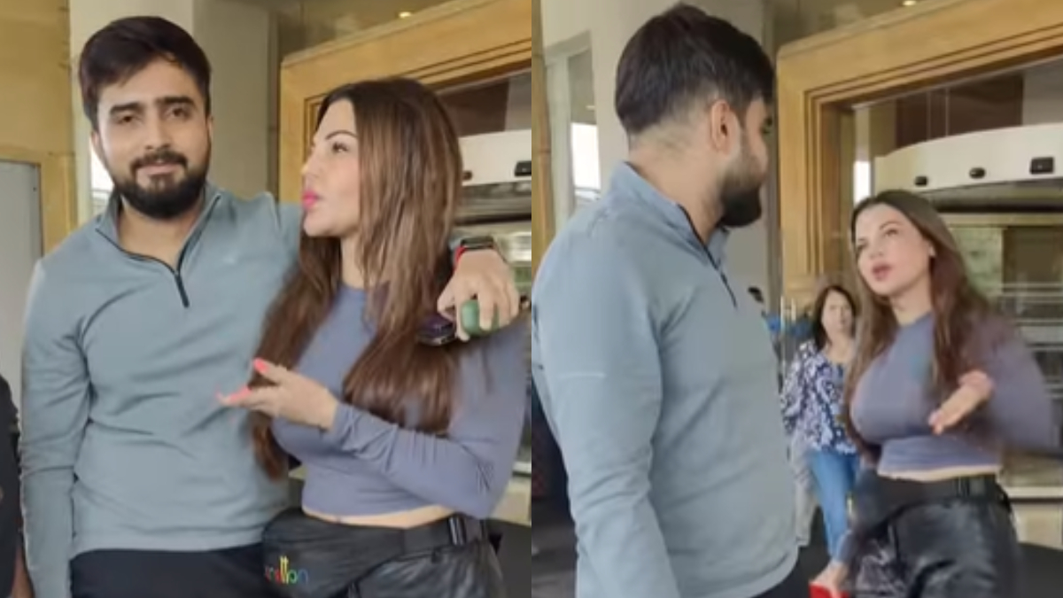 Rakhi Sawant snaps at boyfriend Adil Khan for interrupting, he walks out in  anger | Watch – India TV