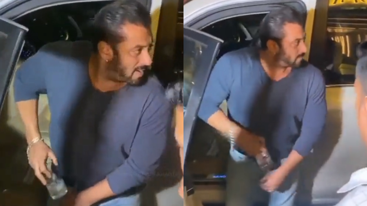 Viral Video: Salman Khan arrives at Murad Khetani's birthday party with glass in his pocket, fans are confused