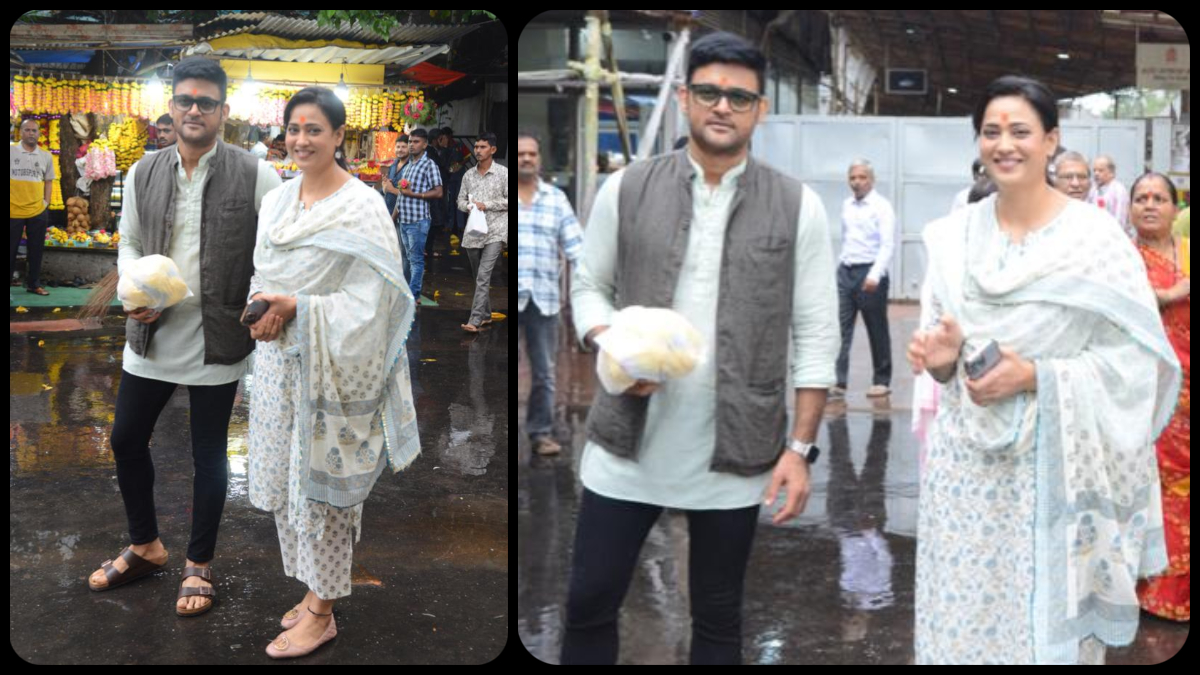 Shweta Tiwari-Manav Gohil seek blessings at Siddhivinayak Temple ahead of 'Main Hoon Aparajita'